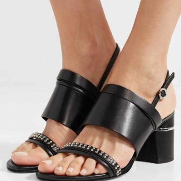 3.1 PHILLIP LIM Drum Studded Leather Slingback San - Picture 3 of 3